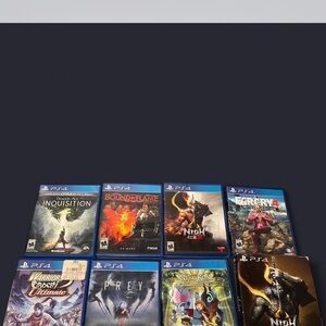 PlayStation 4 Blue Video Game Case - Assorted PS4 Titles